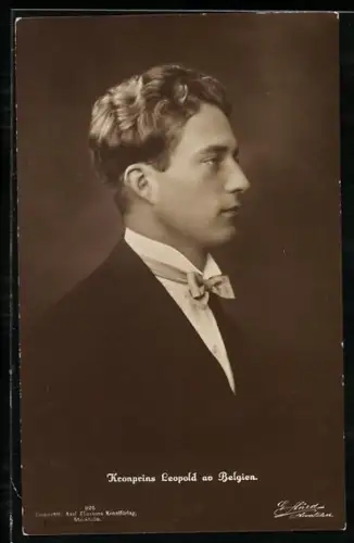 AK Kronprins Leopold av Belgien