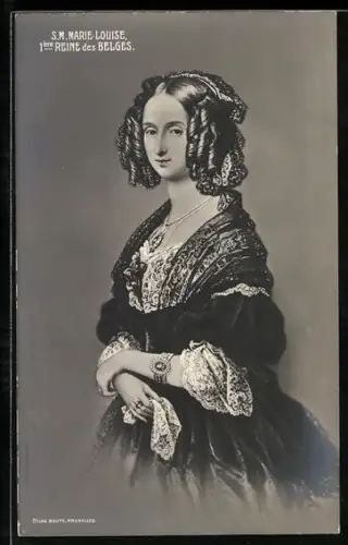 AK S. M. Marie-Louise, 1ère Reine des Belges
