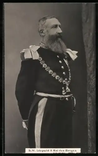 AK S. M. Léopold II. König von Belgien