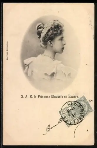 AK S. A. R. la Princesse Elisabeth von Belgien en Bavière