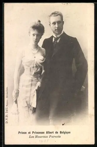 AK Prince et Princesse Albert de Belgique, Les Heureux Parents