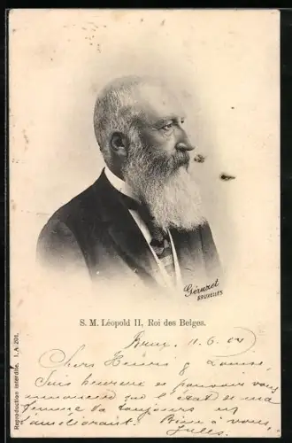 AK S. M. Léopold II., Roi des Belges