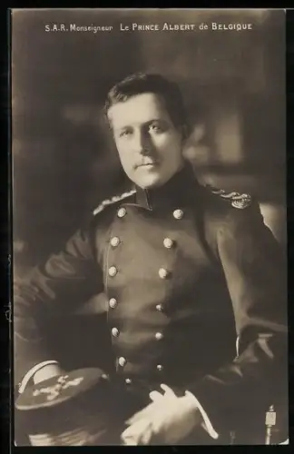 AK Monseigneur le Prince Albert de Belgique