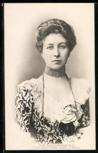 AK La Princesse Charles de Hohenzollern, Princess Joséphine de Belgique