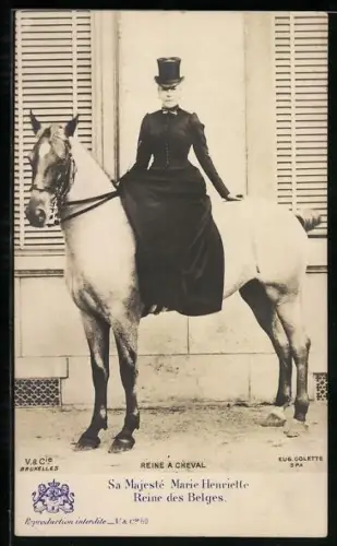 AK Marie Henriette, Reine des Belges