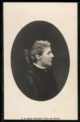AK Marie Henriette, Reine des Belges