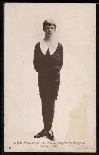 AK Monseigneur Le Prince Léopold de Belgique, Duc de Brabant
