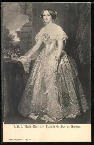 AK Marie Henriette, Fiancée du Duc de Brabant