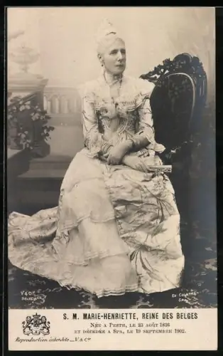 AK Marie-Henriette Königin von Belgien