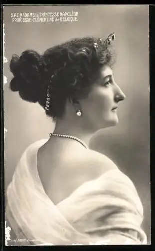AK Princesse Napoléon, Pricess Clémentine de Belgique