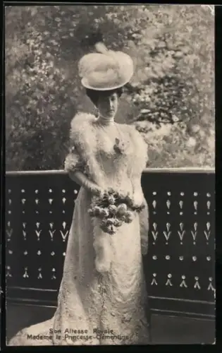 AK Adel von Belgien, Son Altesse Royale Madame la Princesse Clémentine