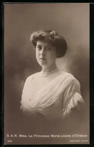AK La Princess Marie-Louise d`Orléans