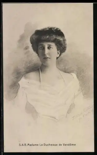 Künstler-AK Madame La Duchesse de Vendôme