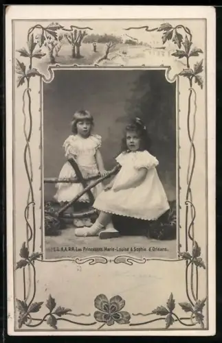 AK Les Pricesses Marie-Louise & Sophie d`Orléans