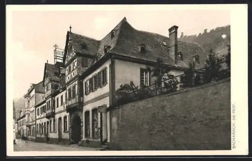 AK Bacharach, Teilansicht der Post