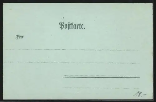 Mondschein-AK Augsburg, Wertachbrucker Tor, Herculesbrunnen