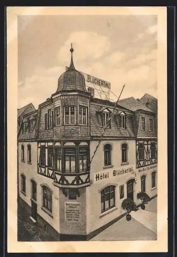 AK Bacharach, Hotel Blüchertal Ph. Stüber