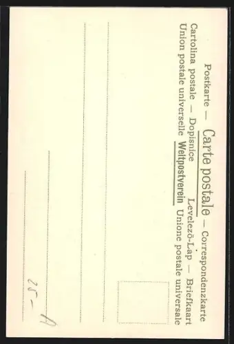 Lithographie Augsburg, Hotel Drei Mohren, Passepartout