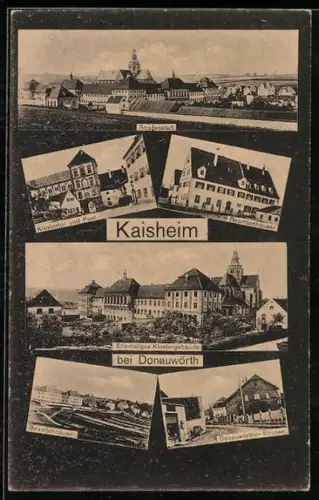 AK Kaisheim, Donauwörther Strasse, Strafanstalt, Beamtenhäuser, Post