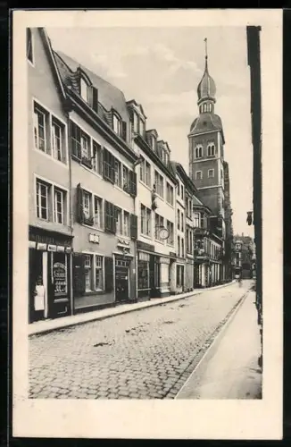 AK Bonn, Bonngasse mit Lebensmittelgeschäft