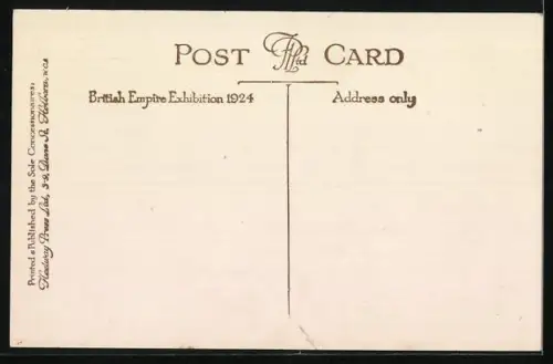 AK British Empire Exhibition 1924, Indian Pavilion