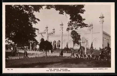 AK London, British-Empire Exhibition 1924, the Indian Pavilion