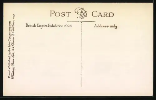 AK London, British-Empire Exhibition 1924, the Indian Pavilion