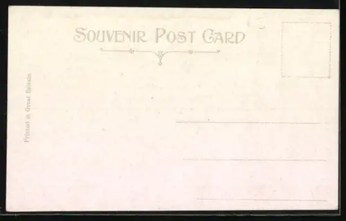 AK London, Franco-British Exhibition 1908, Meeting of Jacques Cartier an Donacona in Canada 1535