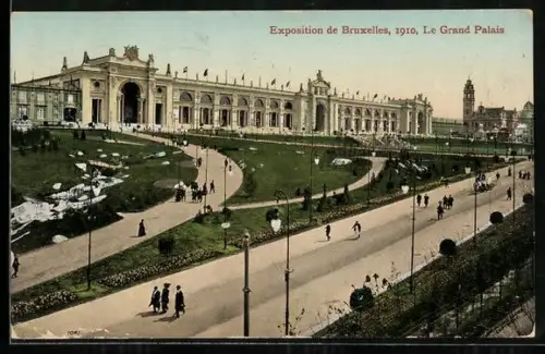 AK Bruxelles / Brüssel, Exposition internationale 1910, Le Grand Palais