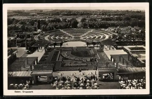 AK Essen, Gruga-Park, Ausstellung, Blick vom Grugaturm