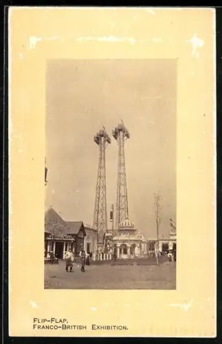 AK London, Franco-British-Exhibition, Flip-Flap