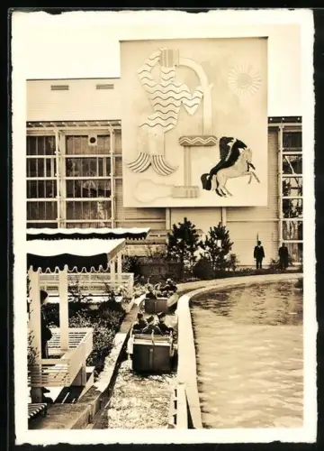 AK Zürich, Schweizerische Landesausstellung 1939, Schiflibach in der Abteilung Elektrizität