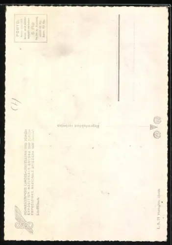 AK Zürich, Schweizerische Landesausstellung 1939, Schifflibach