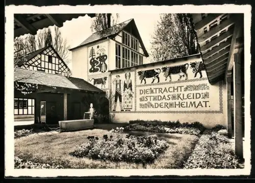 AK Zürich, Schweizerische Landesausstellung 1939, im Trachtenhof