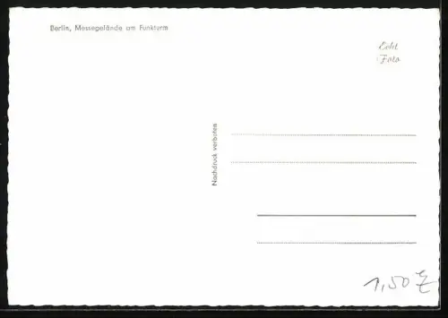 AK Berlin, Messegelände am Funkturm
