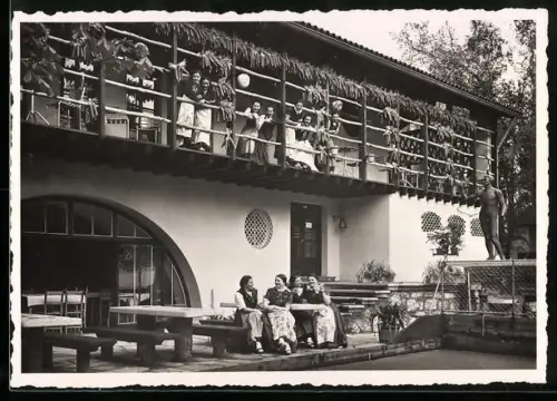 AK Zürich, Schweizerischen Landesausstellung 1939, Riesbach, Grotto Ticinese