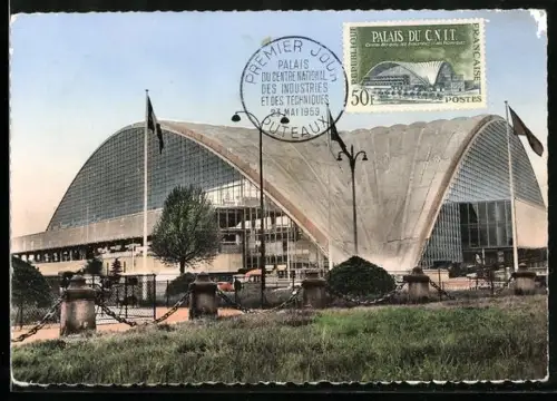 AK Puteaux, Le Palais du Centre National des Industries et des Techniques, Rond-Pont de la Défense