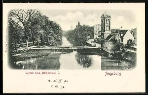 AK Augsburg, Partie beim Oblatterwall I