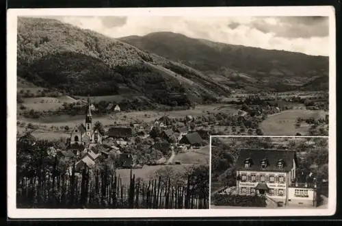 AK Glottertal /Schwarzwald, Gasthaus z. Adler, Gesamtansicht