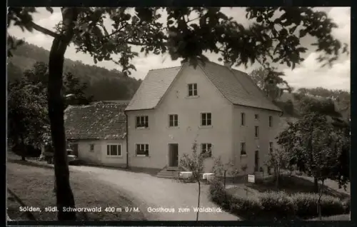 AK Sölden /südlicher Schwarzwald, Gasthaus zum Waldblick