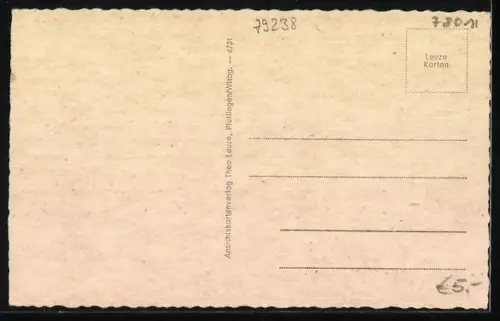 AK Norsingen /Baden, Ort vom Batzenberg aus, J. Rieger Bäckerei-Lebensmittel, Kirche, Hauptstrasse