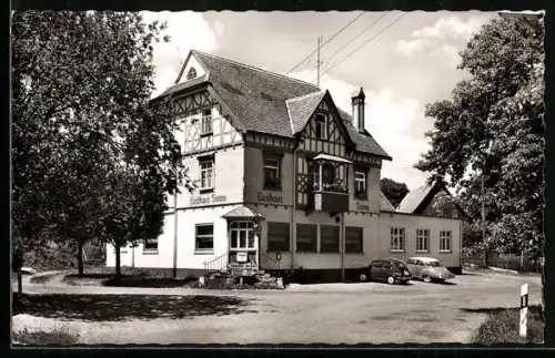 AK Erdmannsweiler /Schwarzwald, Gasthaus-Pension Sonne Fam. Schwarzwälder