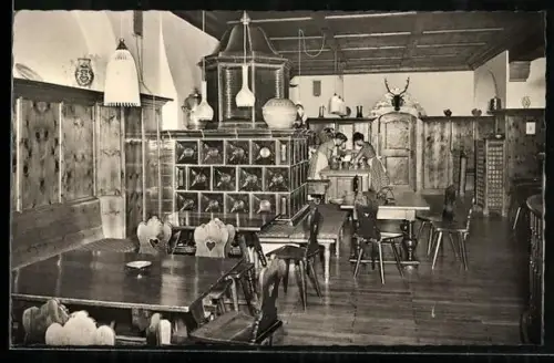 AK Elmau, Schloss Elmau, TrinkstübchenInnenansicht
