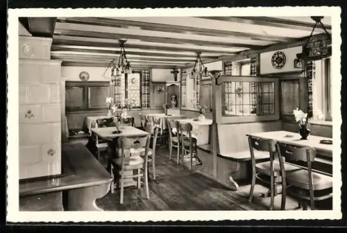 AK Untermünstertal /Schw., Gasthaus Matheis Pension, Trudperts-Stüble, Inh. Hermann Schönbucher