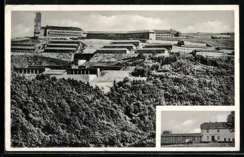 AK Gemünd /Schleiden, Militärlager, Gasthaus Fernblick Inh. Martin Dahm