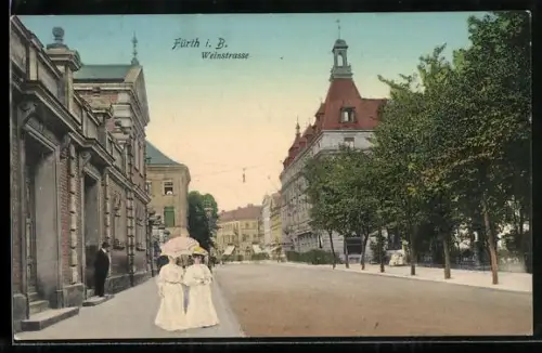 AK Fürth i. B., Weinstrasse