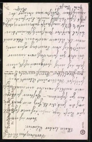 Künstler-AK P. Hey: Kein Feuer, keine Kohle, Heimliches Treffen des Soldaten