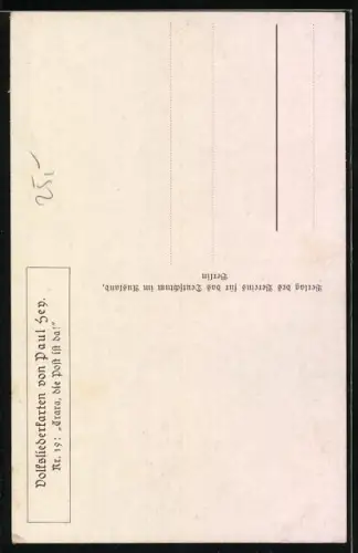 Künstler-AK Paul Hey: Kinder begleiten eine Postkutsche, Hund