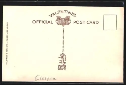 AK Glasgow, Empire Exhibition 1938, Fountain Palace of Engineering