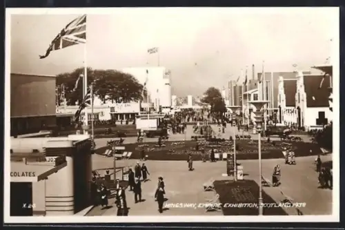 AK Glasgow, Empire Exhibition 1938, Kingsway